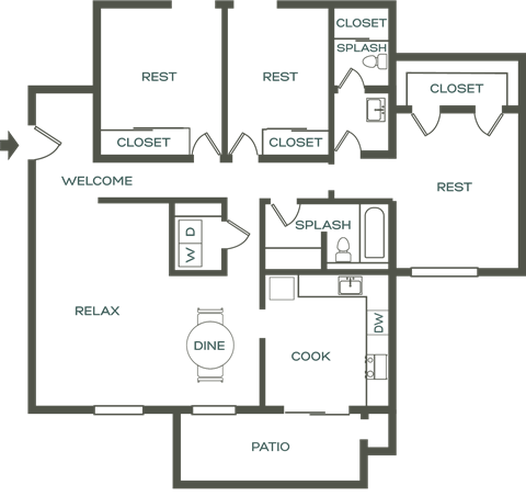 The Oakley Floor Plan